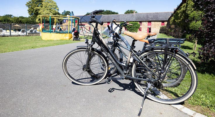 Location de vélos directement sur le camping