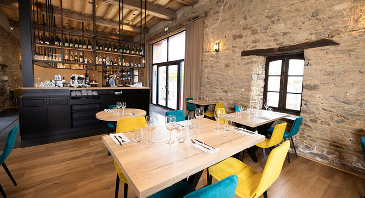 Le restaurant du Camping 5 étoiles du Domaine du Logis